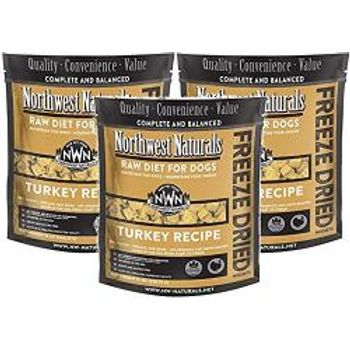 Northwest Naturals 3-pack Of Turkey Raw Rewards ze Dried Nuggets Dinner For Dogs 12-ounce Each