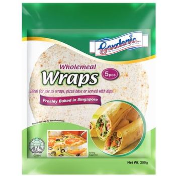 Gardenia Wholemeal Wraps 5pcs 250g