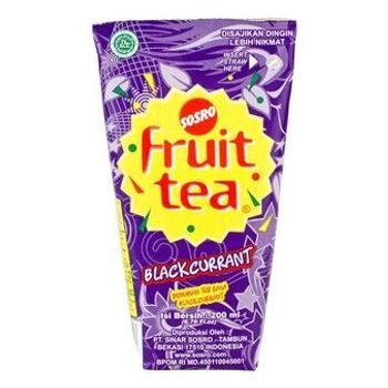 Sosro Fruit Tea Blackcurrant 200ml