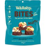 Wallaby Foods - Bites, Nutty Chocolate with Sea Salt & Chia (130g)