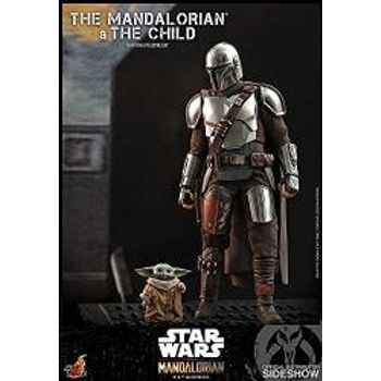 Hot Toys Star Wars The Mandalorian And The Child deluxe Version 1 6 Collectible Set Television Masterpiece Series Tms015 Figures