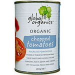 Global Organics Chopped Tomatoes 400g