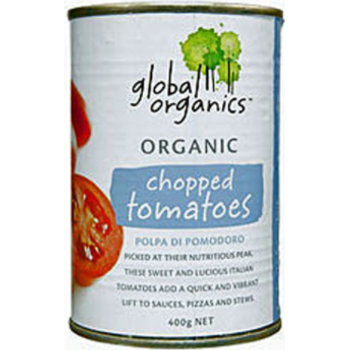 Global Organics Chopped Tomatoes 400g