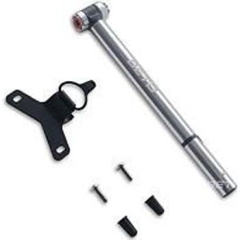 Beto Ez Pump Mini Bike Pump Fits Presta And Schrader 120 Psi Mounting Bracket Included Sliver With Alloy Handle