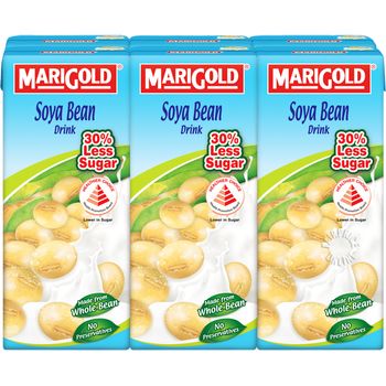 Marigold Soya Bean Less Sweet 6x250ml