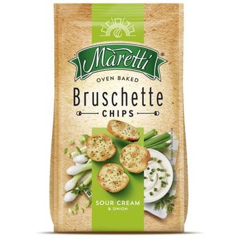 Maretti Sour Cream & Onion Bruschette Chips 70g
