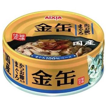 Aixia Gold Can Tuna with Bonito Flakes 70g