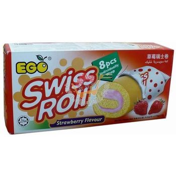 Ego Swiss Roll Strawberry Flavour 176g