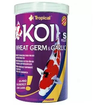 Tropical Koi Wheat Germ And Garlic Medium Pellet 350g
