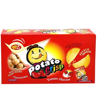 Win Win Potato Crisp Tomato Flavour Potato Crackers 30pcs x 20g