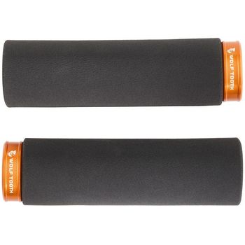 Wolf Tooth Grips Fat Paw Lock On Grips Orange