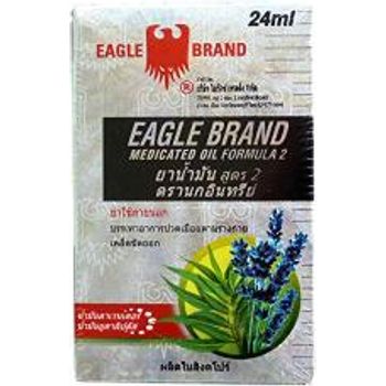 Eagle Brand Medicated Oil 24ml Aromatic Lavender Eucalyptus Pain Relief