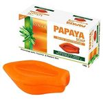 Papaya Herbal Skin Whitening Soap with Vitamin E 135g