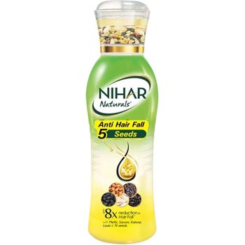 Nihar Naturals Anti Hair Fall 5 Seed Hair Oil 200ml