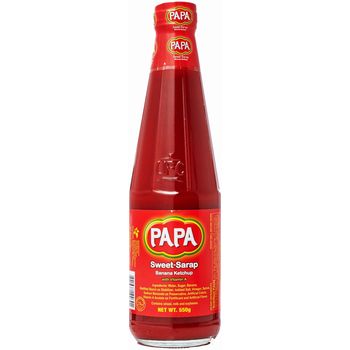 Papa Banana Ketchup Regular 550g