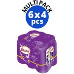 Ribena Blackcurrant Fruit Lightlysparkling (6tins)