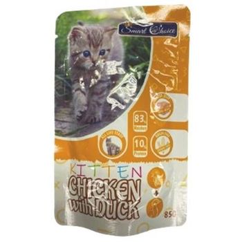 Smart Choice Kitten Chicken & Duck 85g