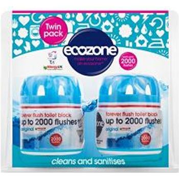 Ecozone Forever Flush 2000 Toilet Block Twin Pack