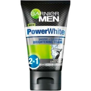 Garnier Men Power White Shaving Brightening Cleansing Foam 100ml