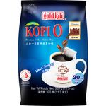 Gold Kili 2 In 1 Instant Premium Kopi O Less Sugar 20 x 16g