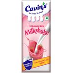 Cavins Strawberry Milkshake 180ml
