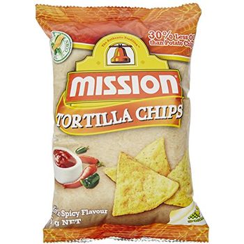 Mission Corn Chips Hot and Spicy 65g