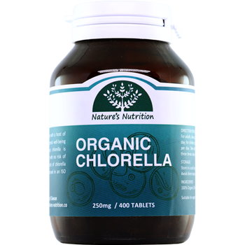 Nature's Nutrition Organic Chlorella Tablets 400s