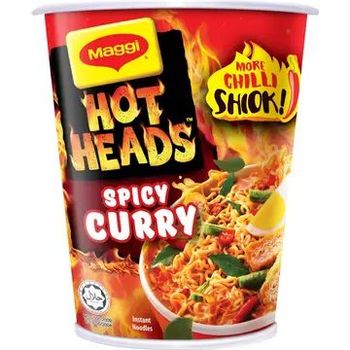 Maggi Hot Heads Spicy Curry Cup 59g