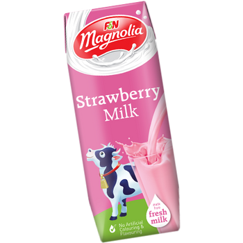 F&N Magnolia Uht Strawberry Flavoured Milk 250ml