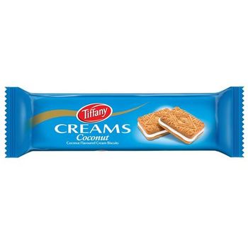 Tiffany Cream Biscuit Coconut 80g