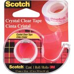 3M Scotch Crystal Clear Tape With Dispenser CC1920D