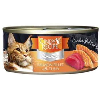 Cindy's Recipe CR-S07 Signature Series Salmon & Tuna Soup Staple Cat Food 70g
