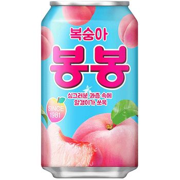 Haitai Bon Bon Peach Juice Drink With Sac 340ml