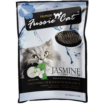 Fussie Cat Bentonite Litter Jasmine 10l