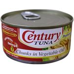Century Tuna Chunks in Vegetable Oil 184g