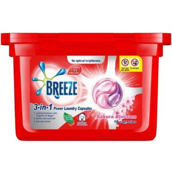 Breeze 3in1 Capsule Detergent Sakura Blossom 216g