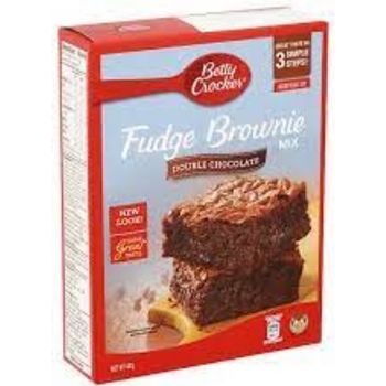 Betty Crocker Double Chocolate Fudge Brownie Mix 430g