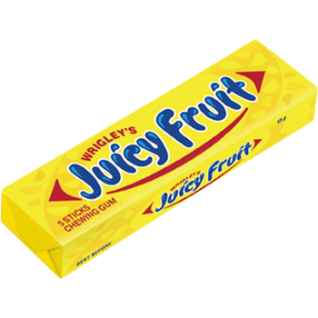 Wrigley's Juicy Fruit Chewing Gum 5pcs 15g