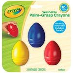 Crayola My First Palm Grip Crayons 3ct Coloring for Toddlers
