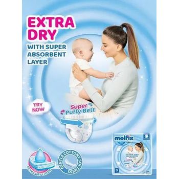 Molfix Extra Dry Pants S 66pcs