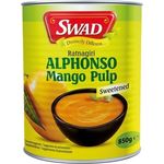 Swad Alphonso Mango Pulp Sweetened 850g
