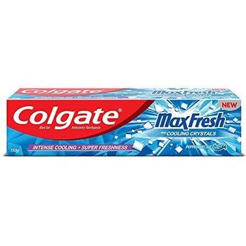 Colgate Max Fresh Toothpaste Blue Gel Paste With Menthol For Super Fresh Breath 150g