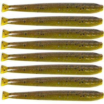 Z Man Trd Minnowz Soft Bait Lure 3 1 2 Inches Length Hot Snakes Package Of 8