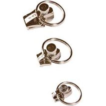 FixnZip 3 Pack Nickel Instant Zipper Replacement Combo Pack sml