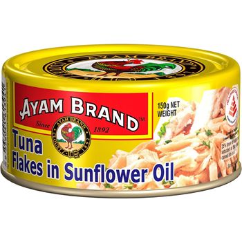 Ayam Brand Tuna Flakes In Sunflower Oil 150g
