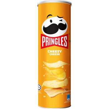 Pringles Potato Crisps Cheesy Cheese 147g