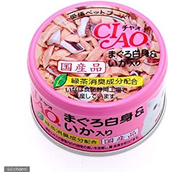 Ciao Tuna White Meat And Squid 85g