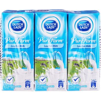 Dutch Lady Pure Farm Uht Low Fat Milk