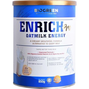 Biogreen Enrich Pro Oatmilk Energy 850g
