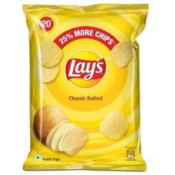 Lays Potato Chips Classic Salted Flavour Crunchy Snacks 40g